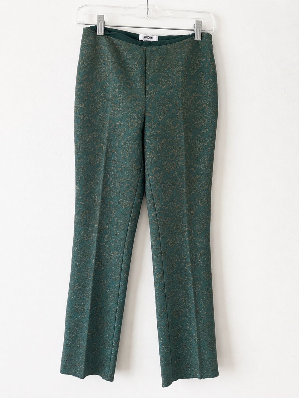 Moschino Green/Turquoise Pants  with Gold Detail